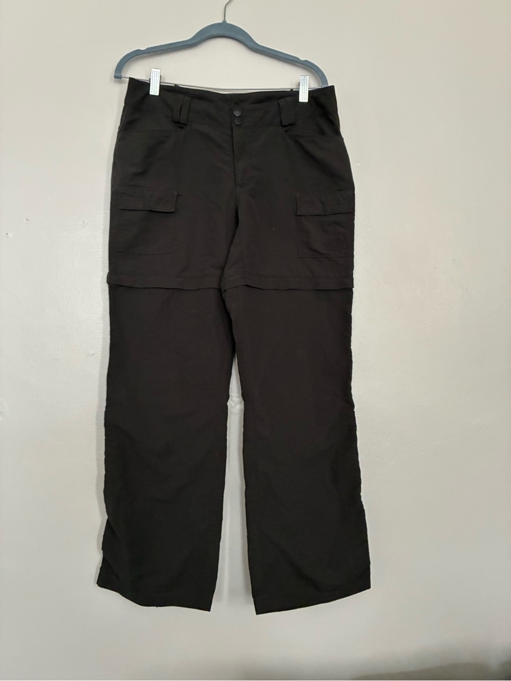 The North Face gray convertible cargo pants